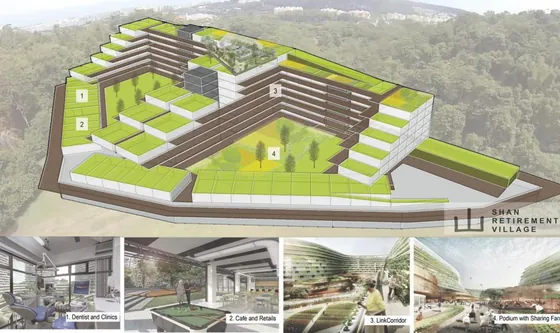 Proposed Retirement Home with Wellness Centre, artist’s impression